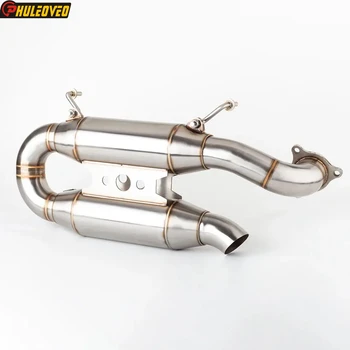 For Polaris RZR XP/XP4 Turbo RZR Turbo S/S4 2016-2021 Motorcycle UTV Exhaust Middle Link Pipe for Polaris RZR Turbo Model System