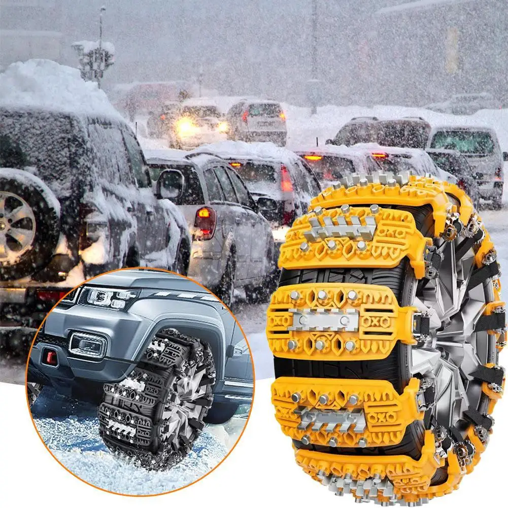 Snow Chain Wheel Chains Universal Snow Tire Anti Skid Wheel Car Accessories Chain Non-slip Safety Chains Winter Tire X5m6
