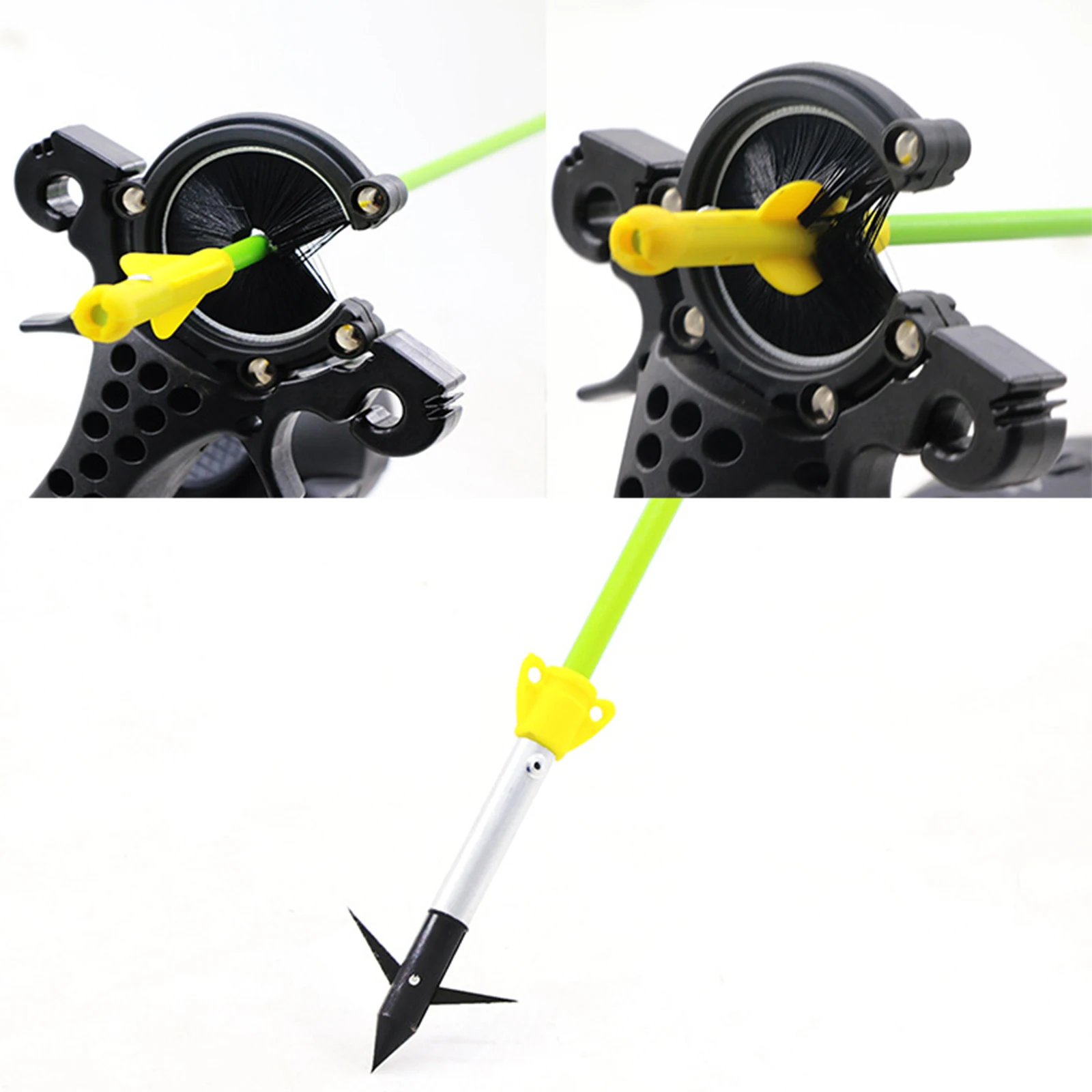 Slingshot Fishing Accessories Multi-function More Efficient Great Power  Portable Nylon Stainless Steel Bow Arrow Brush Bows