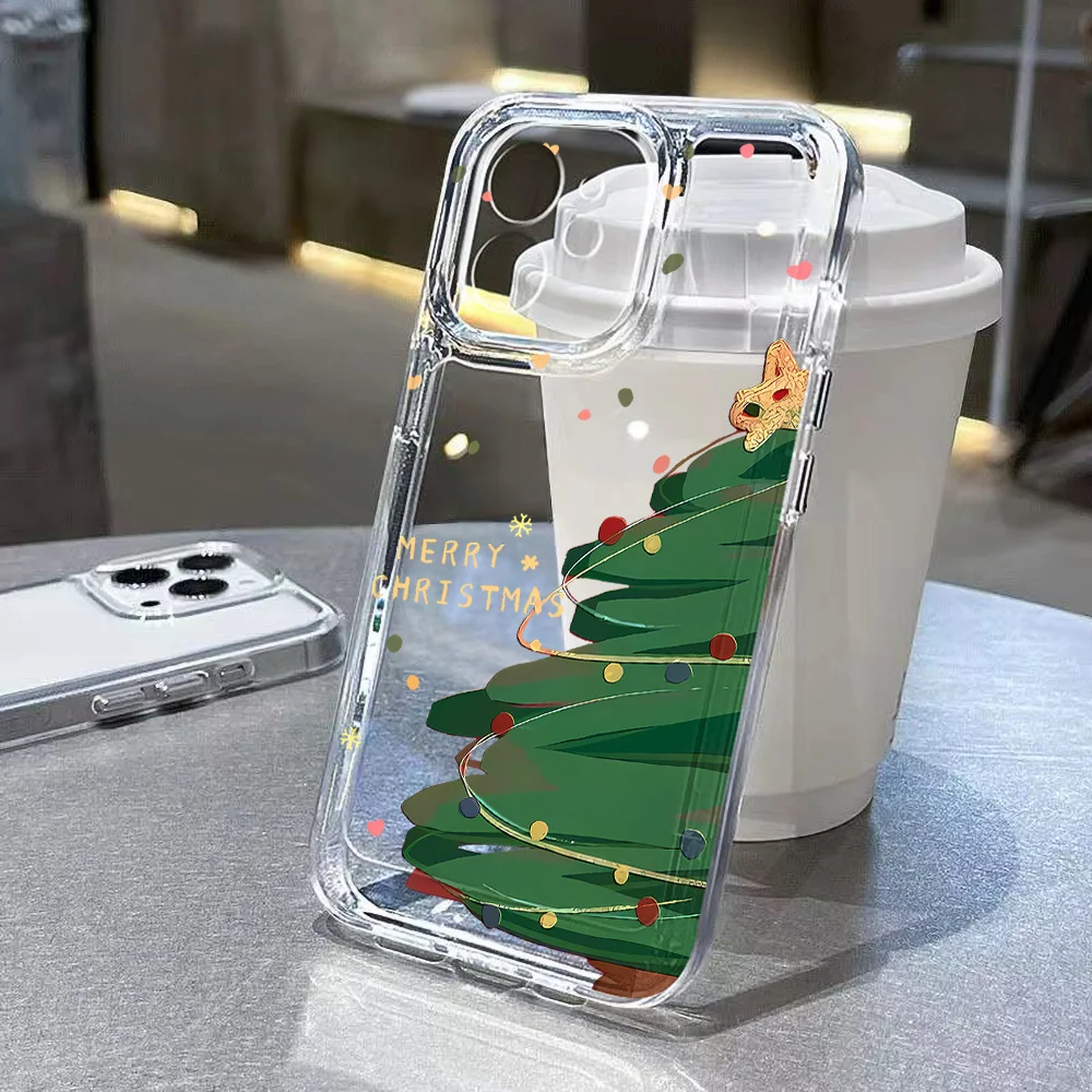 Festive Holiday Soft TPU Phone Case - Christmas Design Cover