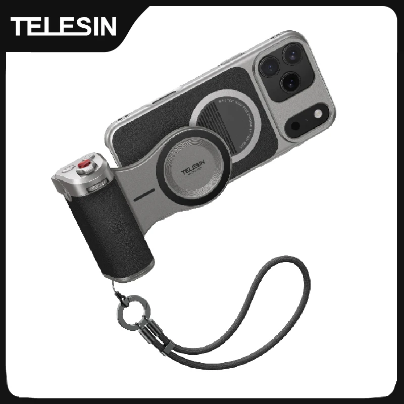 TELESIN Magnetic Master Grip Kit for iPhone 17 Pro ProMax Phone
