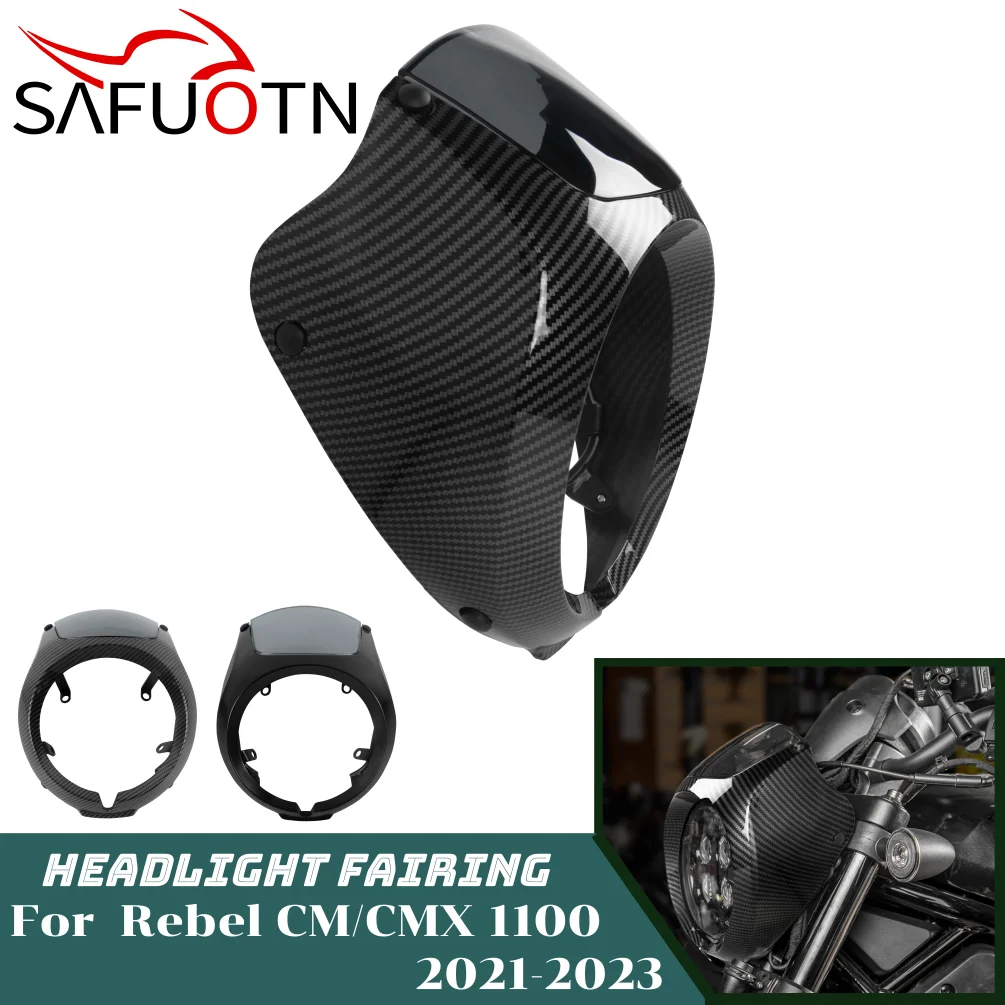 honda rebel headlight cover