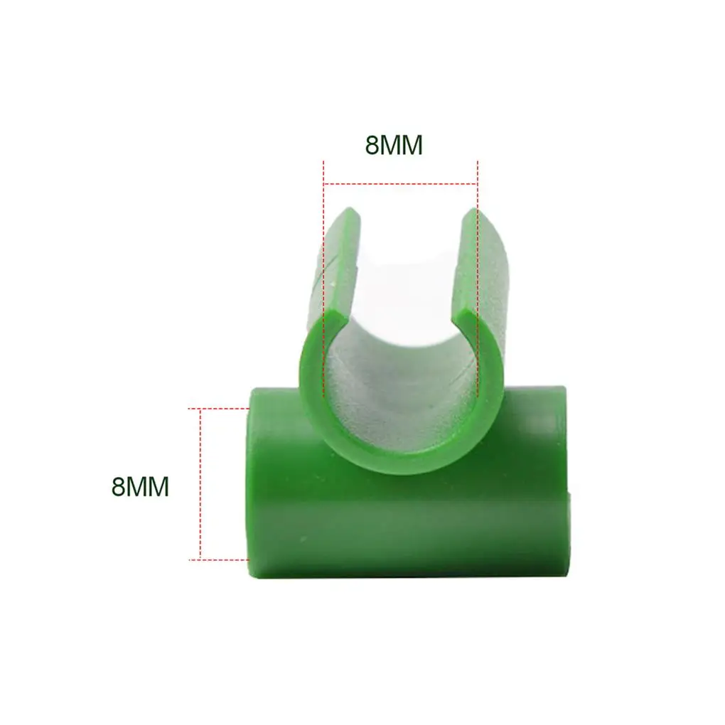 

Крестообразные пластиковые зажимы, 10 шт., 50 шт., 100 шт., фиксированный соединитель для растений, регулируемые крепежные колонны для сельского хозяйства