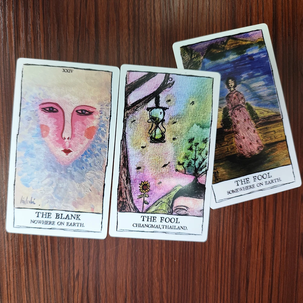 12x7cm QUEN Divination Tarot - 2022 CARTA Awards' Tarot of the Year  deck  for Beginners with PDF Guide Boo 4