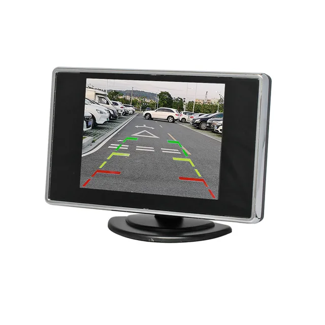 653986-fff1ad.jpg DIYSECUR 3.5 "TFT LCD شاشة الرؤية الخلفية للسيارة شاشة الرؤية الخلفية لوقوف السيارات مع مدخلات فيديو 2CH