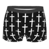 Catholic Jesus Cross Boxer Shorts For Men 3D Printed Male Christian Religious Underwear Panties Briefs Breathbale Underpants 1