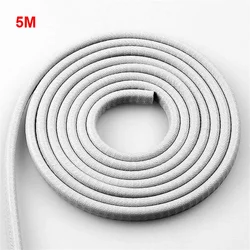 Enhanced Automotive Door Edge Protector - Steel Scratch Guard Trim for Noise Reduction & Anti - Collision (Grey 5M)