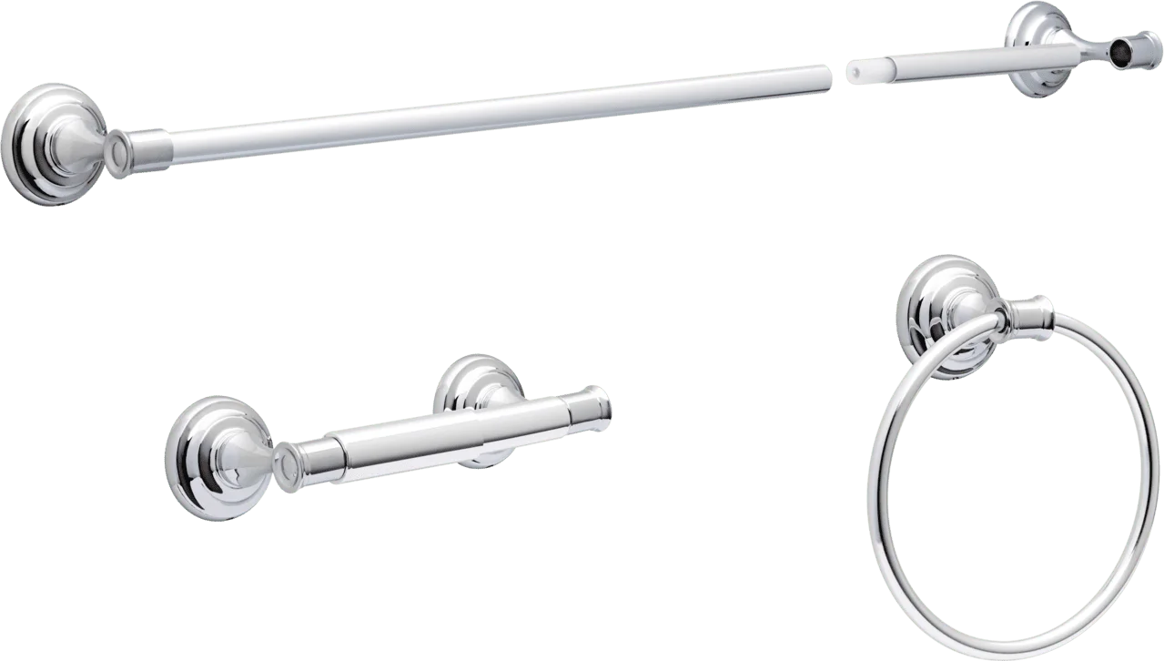 

3-Piece Bath Accessory Kit, Chrome