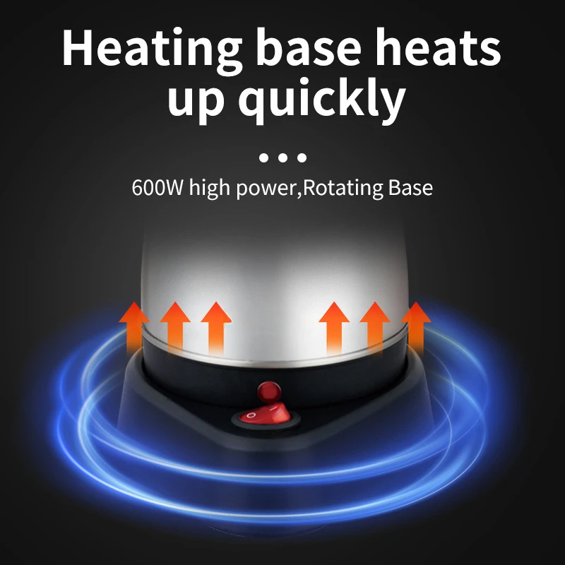 전기 가열 터키 커피 포트, 가정용 소형 핸드 브루 주전자, 휴대용 여행 커피 메이커, 차 우유 에스프레스 만들기, 220V, 0.5L