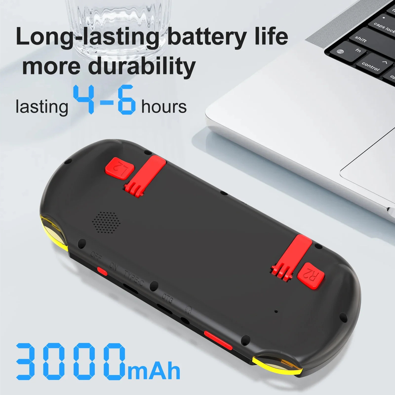 GAMINJA ANS16 携帯ゲーム機 4.5 インチ IPS スクリーン RGB 照明