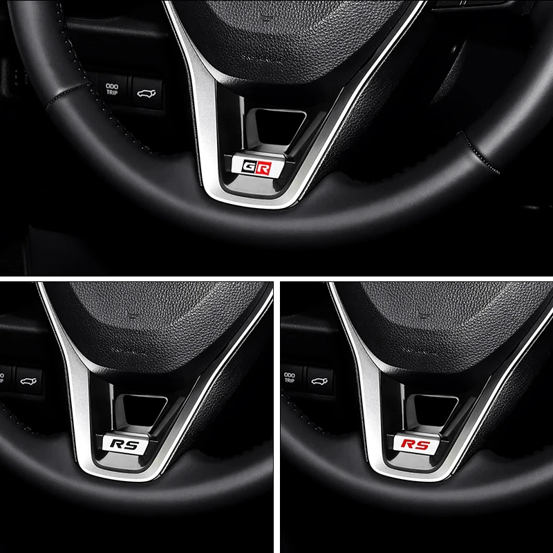 Decorazione Interna Auto, Copertura Paillettes per Volante, Adesivo Decorativo Inferiore in ABS per Toyota Corolla 2019-2021 RAV4 2020 - Image 4