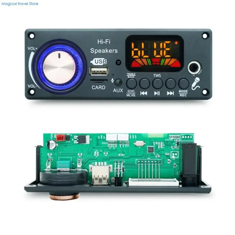 N2UB 디코딩 보드 12V 마이크 U 디스크 TF 카드 플레이어 전자 MP3 블루투스 호환 증폭기