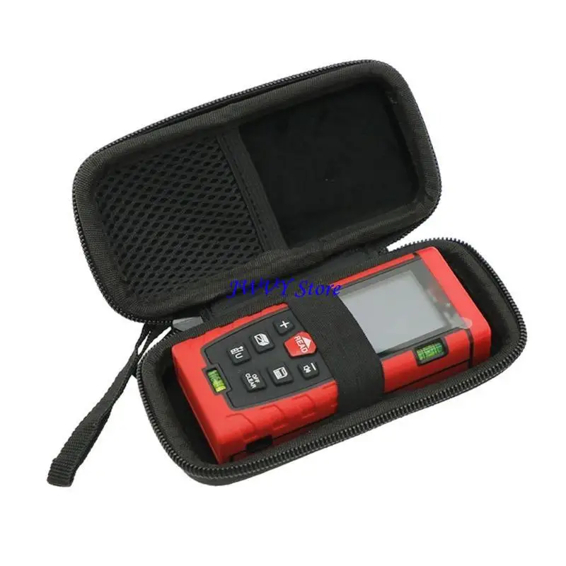 Durable Black/Gray EVA Carrying Case with Mesh Pocket