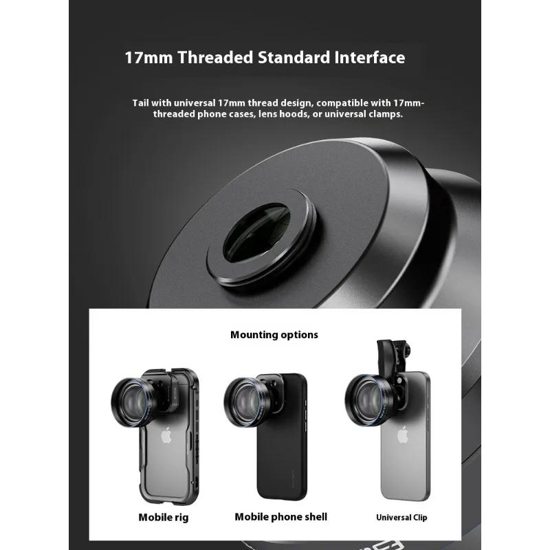 NEEWER LS-41 Teleobiettivo Ultra 60mm per telefono con paraluce - immagine 4