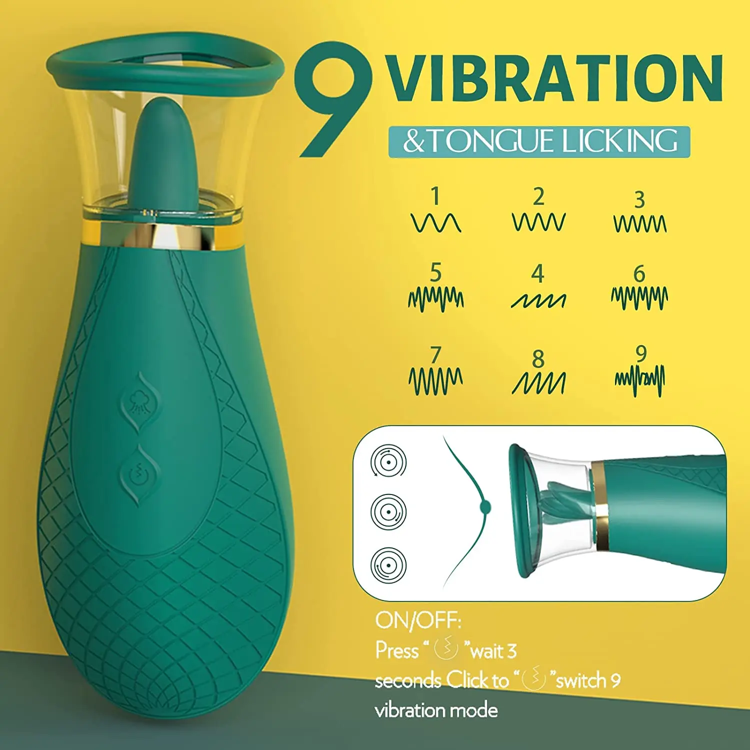 Female Sex Toy Female Masturbator Clit Sucker Vibrator Vagina Sucking Vibrator LICKLIP Clitoris Licker Tongue Vibrator Nipples Stimulator Orgasm