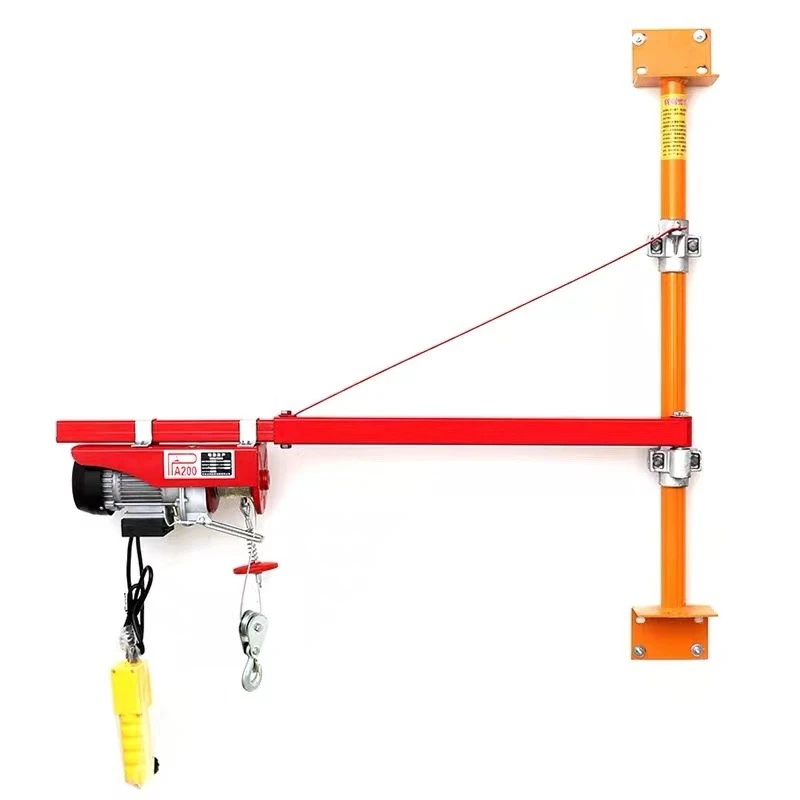 Hoist bracket wall column household crane small crane indoor mini electric hoist special bracket