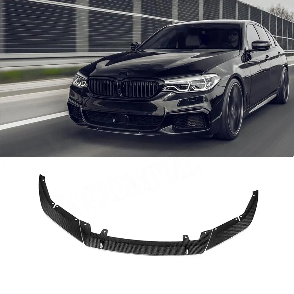 

Сухой спойлер из углеродного волокна для переднего бампера BMW 5 серии G30 2020 + FRP