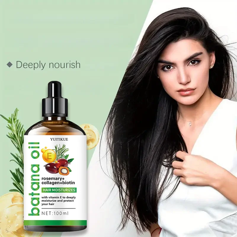 Hair Oil - Deeply moisturizing, suitable for frizzy, dry, damaged, dull hair, adding shine and suitable for light-colored and te