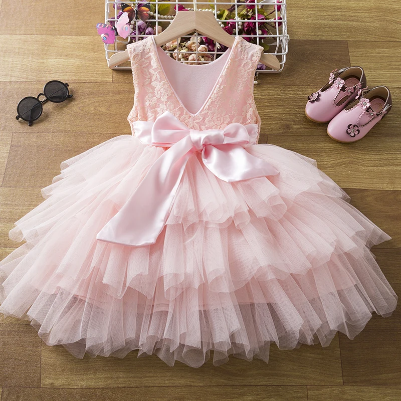 Kids Dresses for Girls Summer Infant Party Flower Girl Wedding Children Clothing Princess Tutu Dress Toddler Baby Xmas Lace Gown girls dress,princess costume,kids clothes