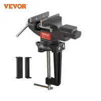 VEVOR Bench Vise 2.2 inch Multifunctional Dual-Purpose Table Clamp-on Vise W/360° Swivel Base for Woodworking DIY  Workbench 1