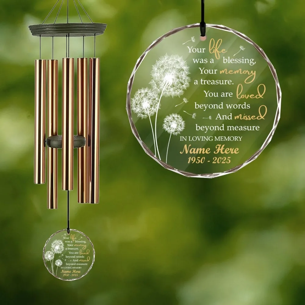 Customized Memorial Wind Chimes 4