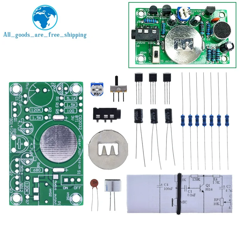 DIY Electronic Audio Amplifier Kit for Educational Projects and Enthusiast Use