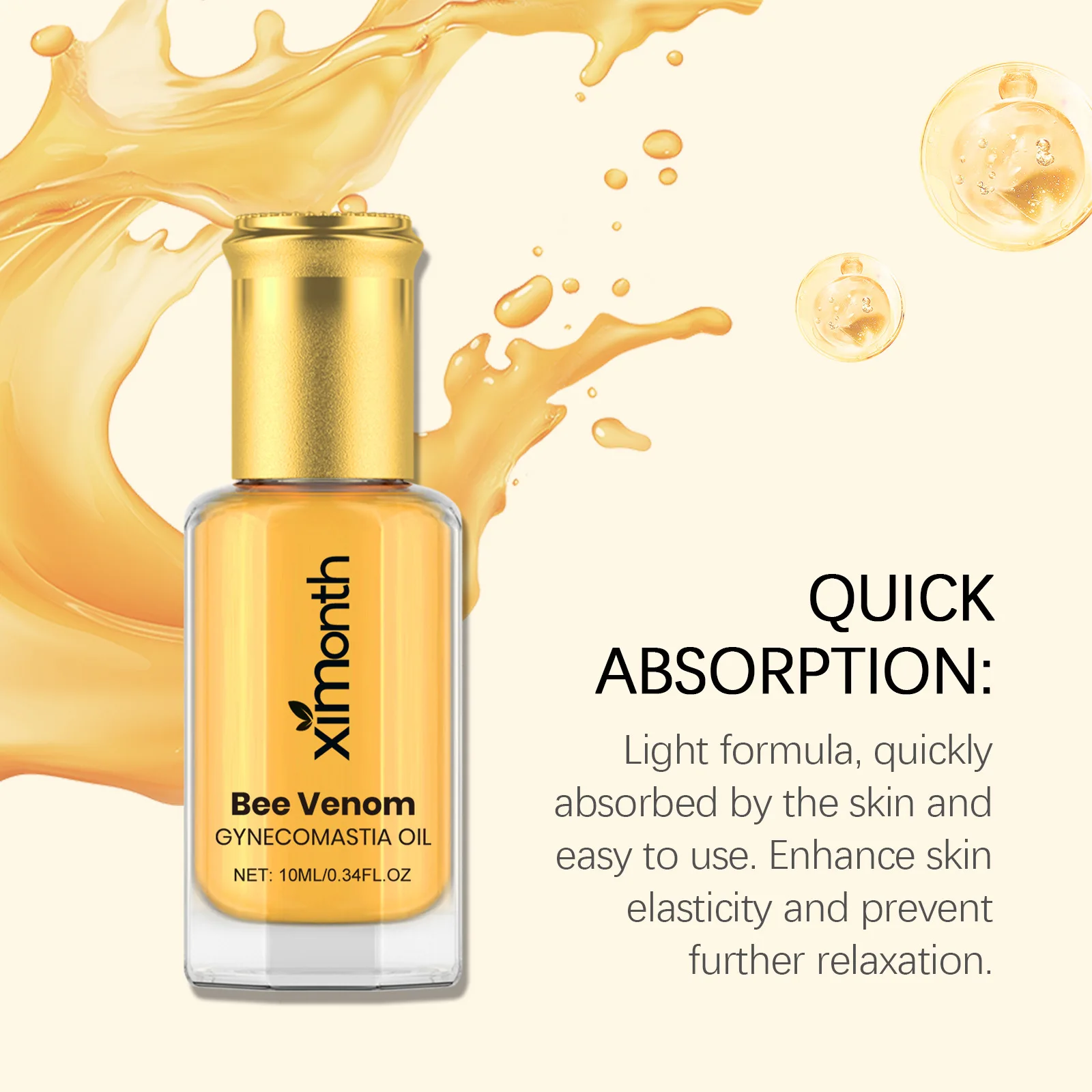 Man Chest Firming Oil Gynecomastia Tightening Remove Excess Fat Strengthen Chest Muscles