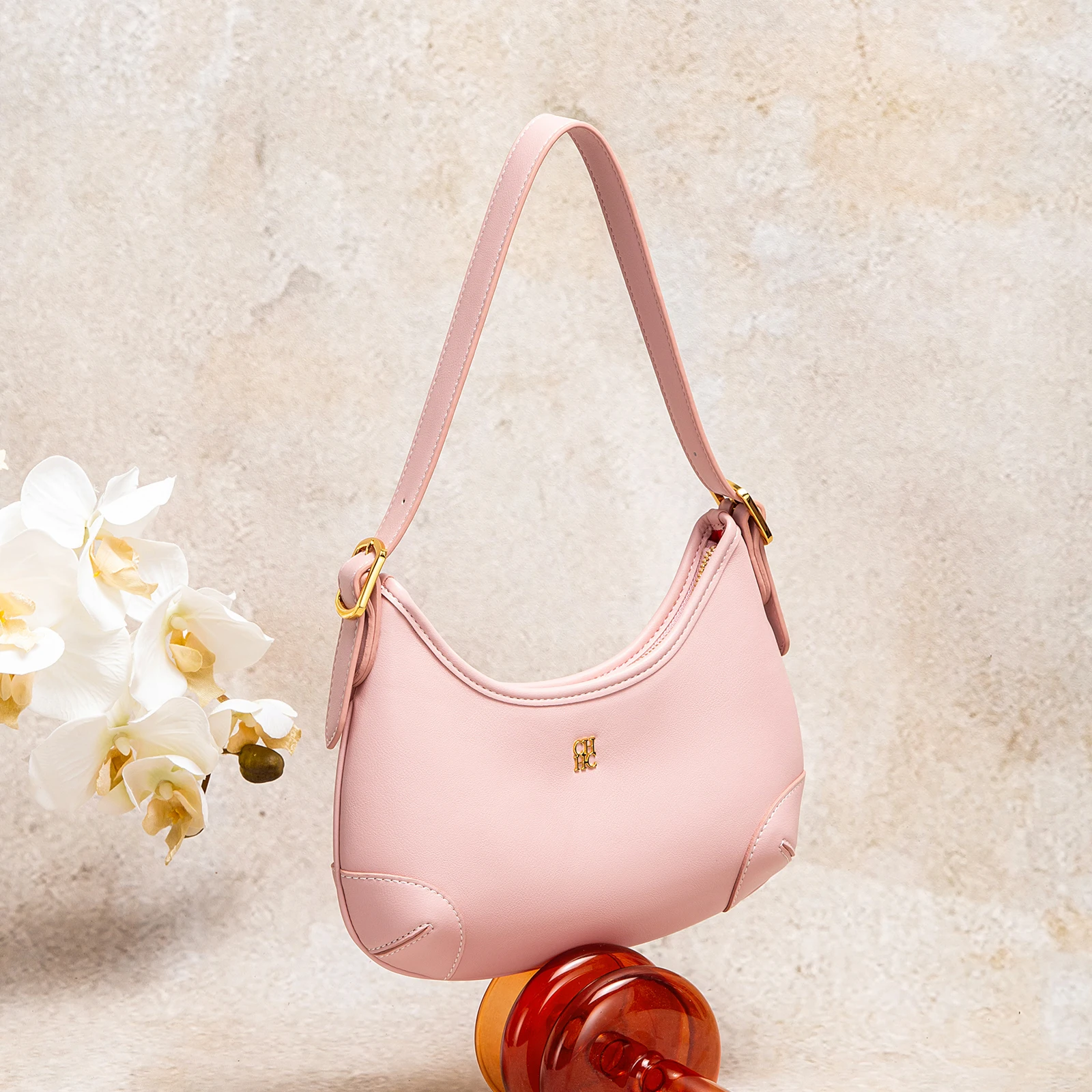 حقيبة كتف نسائية كلاسيكية فاخرة جديدة، بتصميم بلون...