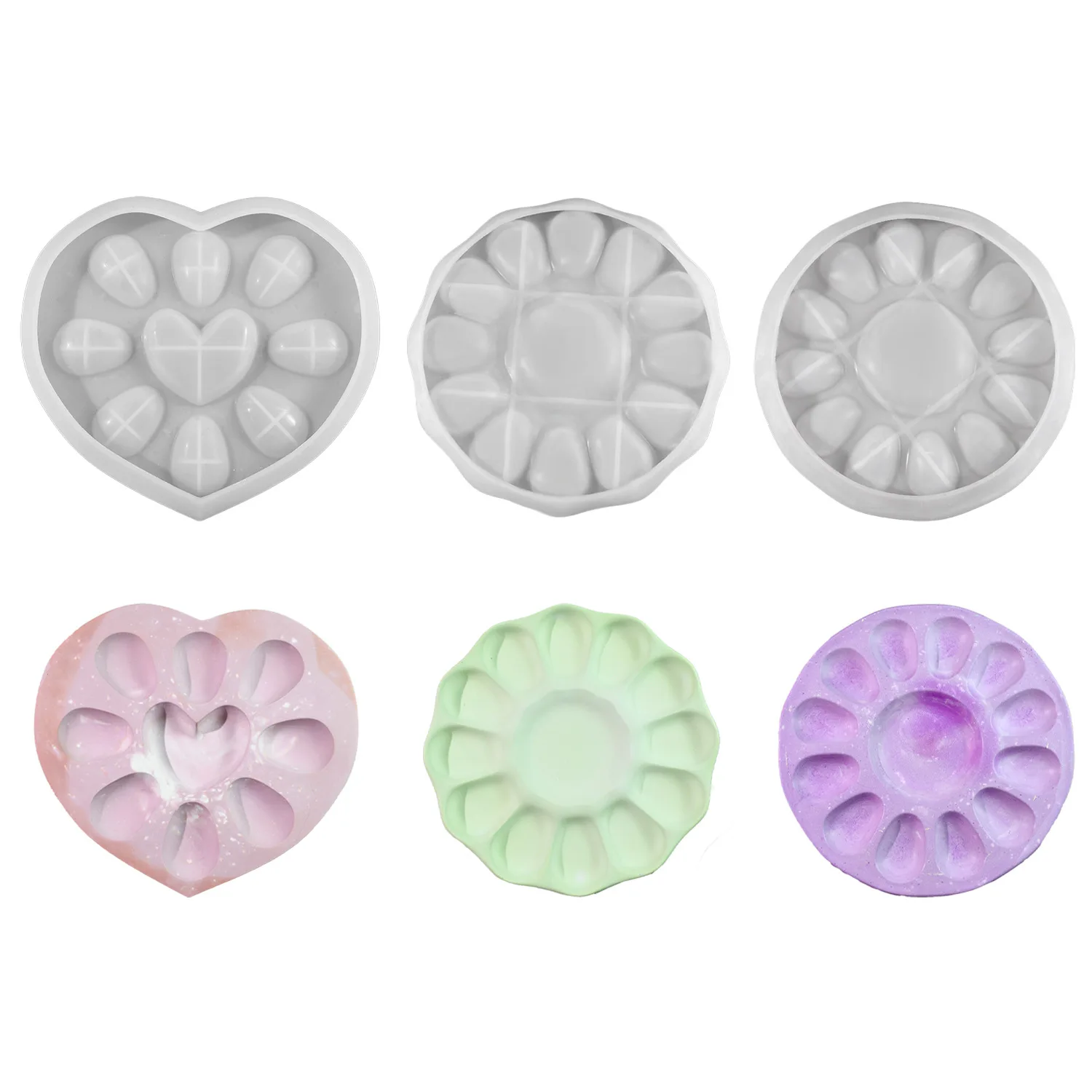 Egg Tray Silicone Mold Plaster Epoxy Resin Storage Box Kitchen Supplies DIY Jewelry Storage Box Home Kitchen Decorations silicone mold flower silicone mould