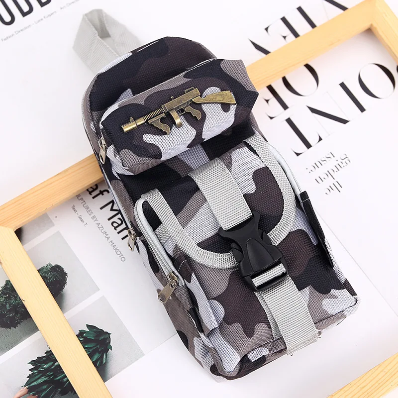 Creative Camouflage Canvas Pencil Case