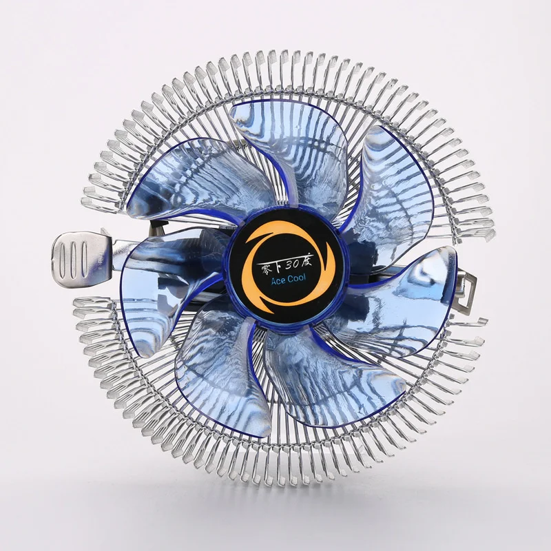 10pcs Blu Ray Cpu Fan Computer Radiator/ Applicable To Multiple Platforms/amd Intel Low-power Cpu Radiator