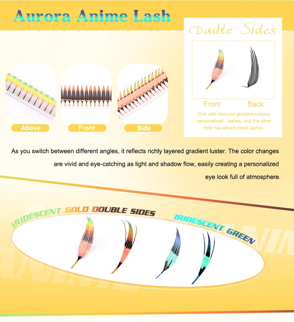 Shiny Glitter Comic Spire Eyelash Extension Holographic Manga False Eyelashes Magical Elf Tinsel Anime Lashes Christmas Party Sdf75e3bbe9054a948f18c43ad542cfe9G