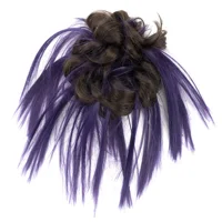 Chignon synthétique en désordre, faux chouchous, Extension de cheveux bouclés, queue de cheval, Chignon, bandeau, chignons pour femmes 6