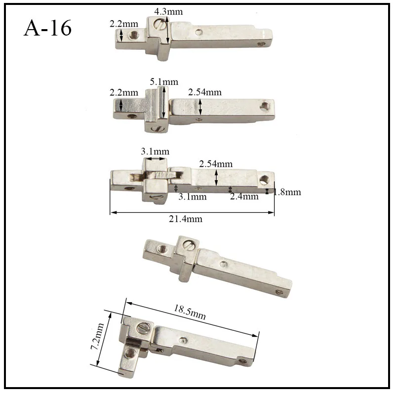 1pair Eyeglasses hinge repair replacement ,spring hinge for plastic eyewear variours hinges 5
