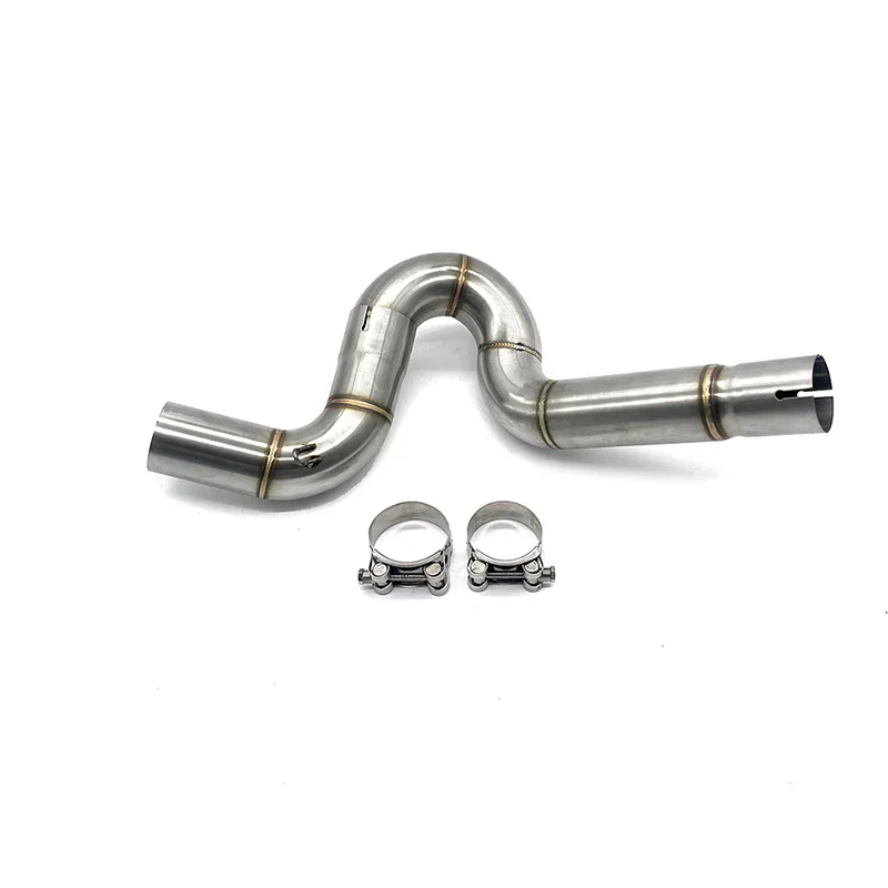 TRK 502 Motorcycle Exhaust Middle Link Pipe Muffler Sistemas De Escape Moto Exhaust Fit for Benelli 502C 502X TRK502 -