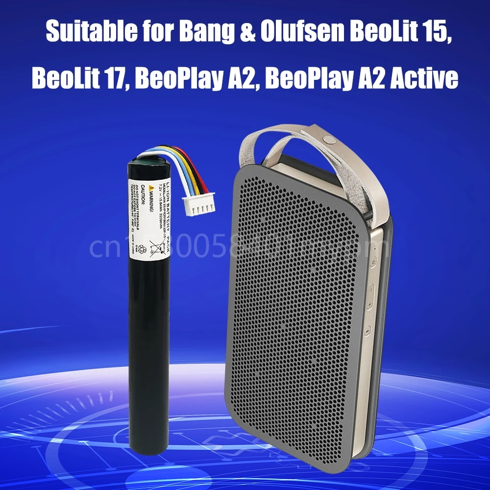 Bateria para b & o Play Bang & Olufsen Beoplay a2 Ativo Beolit 15beoplaybeolit 17 Speaker Bateria 7.2v 2200mah J406 - Image 6