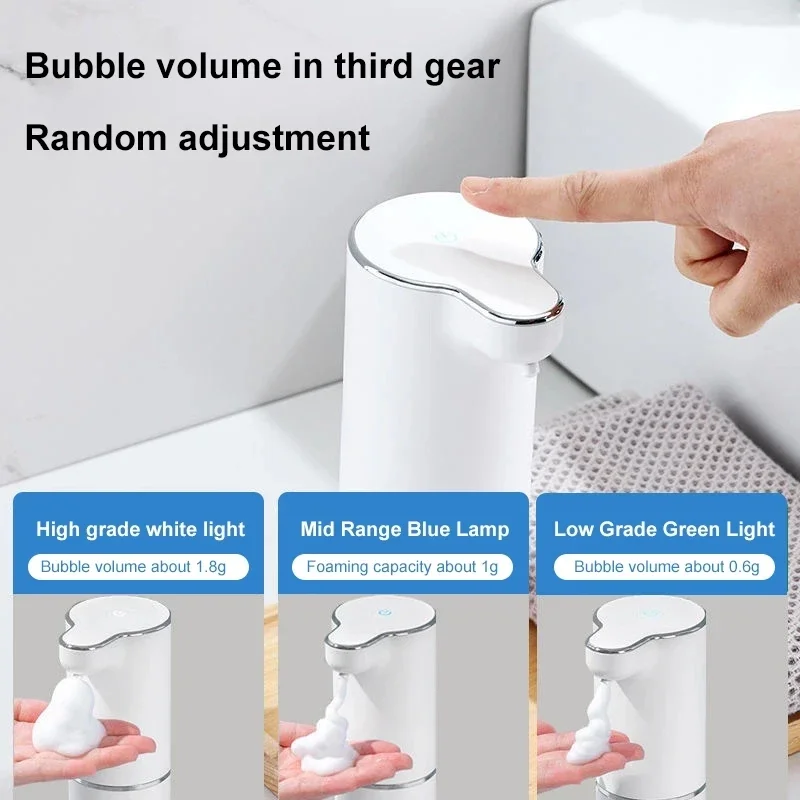 1PC 300ML Automatic Foam Soap Dispensers Smart Foam Machine Infrared Liquid Soap Dispenser Pump Hand House soap dispenser foaming soap dispenser