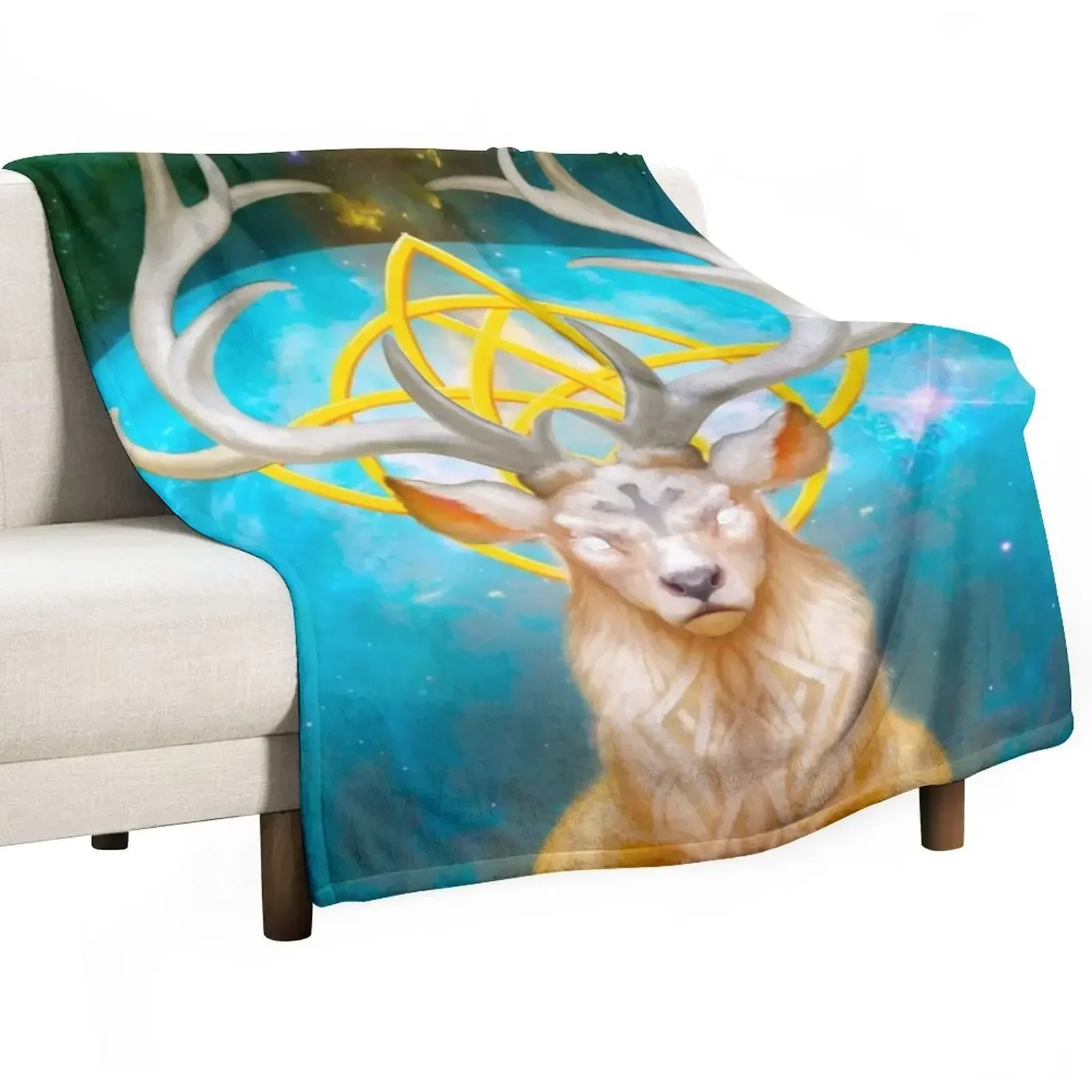 

The White Stag Throw Blanket Single Bed covers Blankets