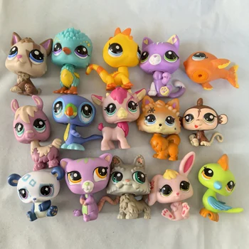 6/12/pcs 5 centimetri Vecchi Giocattoli Per Animali Domestici Gatto Cucciolo Figura Mini bambole Giocattolo Figure Classico Piccolo Animale Domestico Gatto Cane Animale Action figure Giocattoli