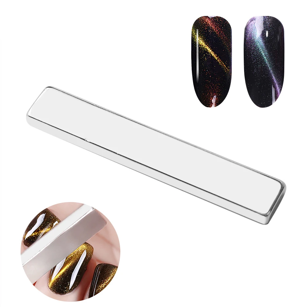 Cat Eye Nail Magnetic Stick Strong Plate Pen for UV Gel Varnish 3D Line Strip Effect Multi-function Magnet Board Nails Art Tool