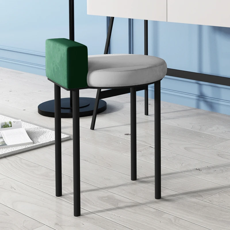 Dresser stool bedroom back chair ins nordic small chair modern minimalist makeup stool net red makeup stool minimalist