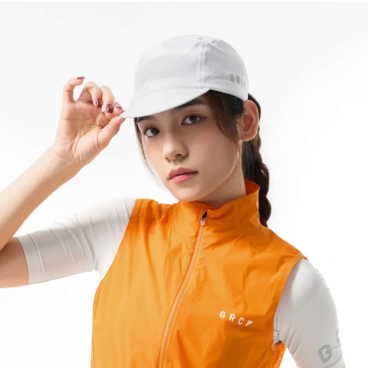 GRC Tech 시리즈 사이클링 캡 SS26 시즌 남성 여성용 통기성 스포츠 모자