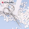 1pc STALEKS SX-21/1m Manicure Dead Skin Scissors Russian Style Olecranon Eyebrow Scissor Magnolia Pattern Exfoliating Nail Tool 4