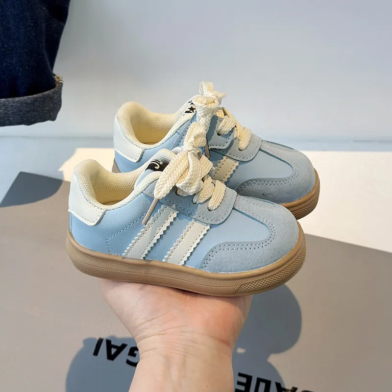 PU-Leder-Sneaker für Kinder, wasserdicht, trendige modische Kinderschuhe, rutschfeste Sportschuhe für Kinder – Detail 32