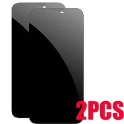 360° Anti - Spy Privacy Screen Protectors - Tempered Glass Shield - iPhone 15 (2 Pcs)
