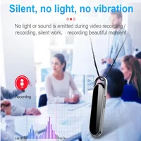 1080P Digtal Recorder Camera Oculta Wide View Angle Portable Small Nacklace Audio Video Voice DV Dictaphone 4-128GB  Action Cam 5
