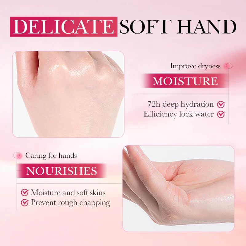 BIOAOUA Donut Cheese Nourishing Hand Cream Wrinkle Moisturizing Lotion Nourishing Hands Skin Care Products