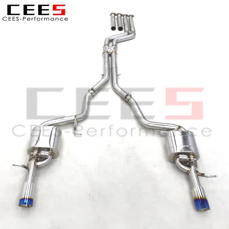 

CEES клапан Catback выхлопные трубы для BMW Z4 E89 2.5L/3.0L/2,0 T/3,0 T 2009-2017 304 выхлопная труба из нержавеющей стали