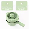 Multifunction Electric Skillet MIni Hotpot Noodles Rice Cooker Pancake Eggs Frying Pan Food Steamer Soup Stew Cooking Pot Heater 3