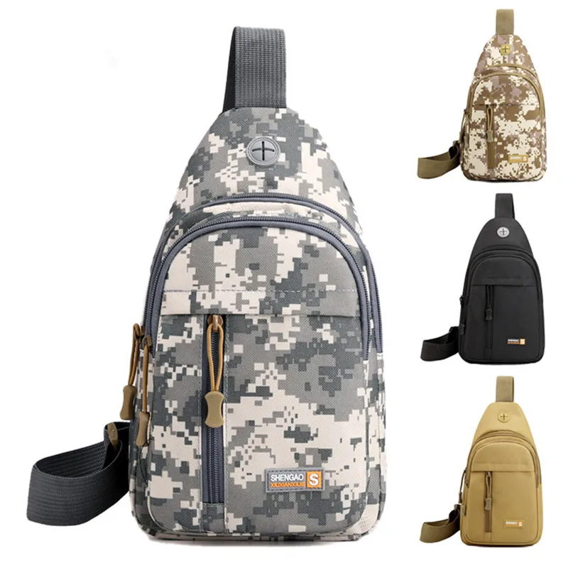 2022 New Camouflage Men's Shoulder Bags Canvas Crossbody Bags Male